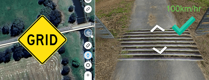 Stock grid 100km/hr zone