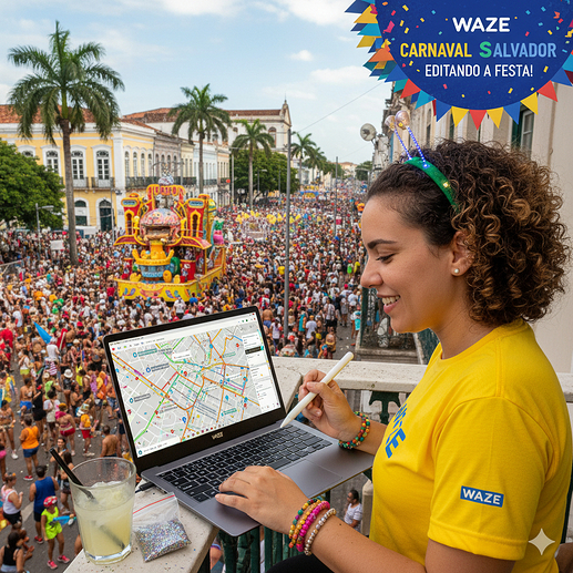 Waze Carnaval Salvador 2026