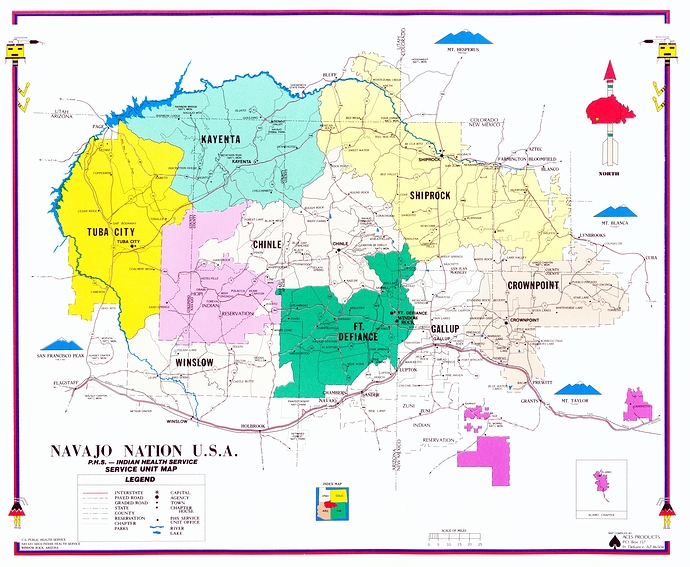 Navajo Nation Map