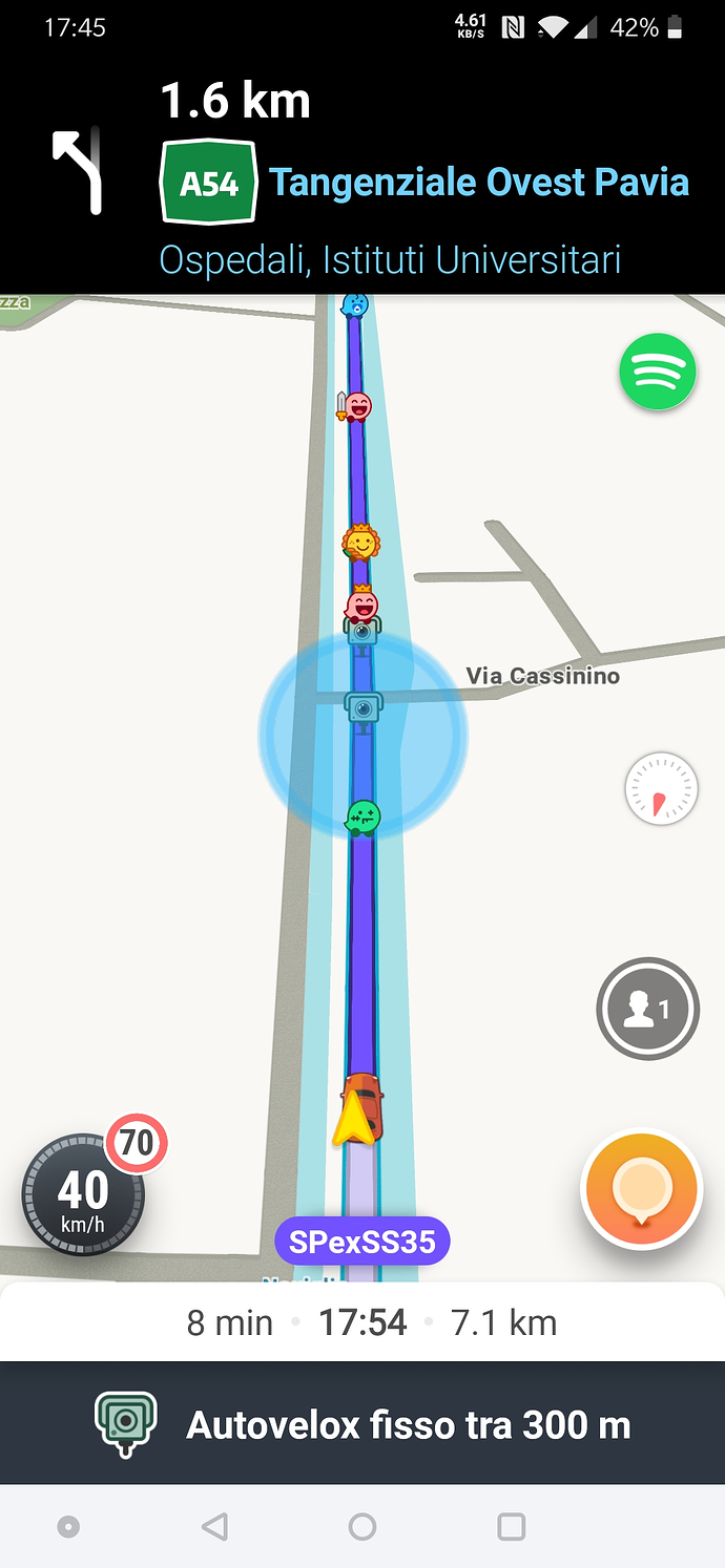 Alert Autovelox al di sotto del limite