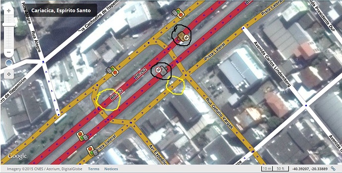Radares na BR-262 em frente ao Posto Valentim.jpg