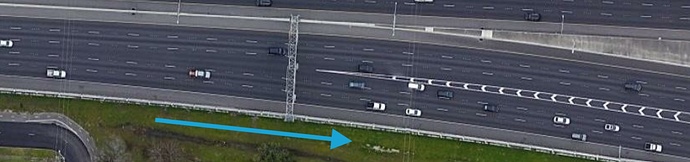 No, there is no clear straight-ahead path—both paths are equally straight ahead, so there is not one clear straight-ahead path.