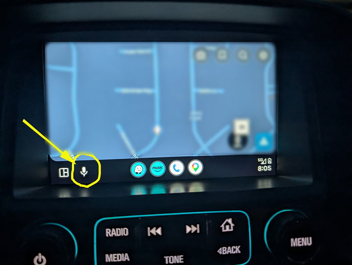 Waze screen truck