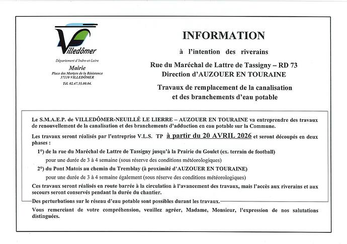 travaux