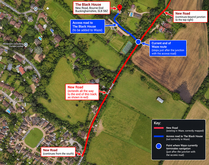 Annotated map