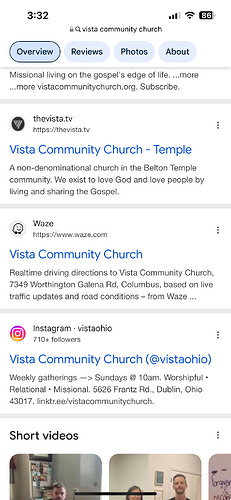 vista community church - Google Search