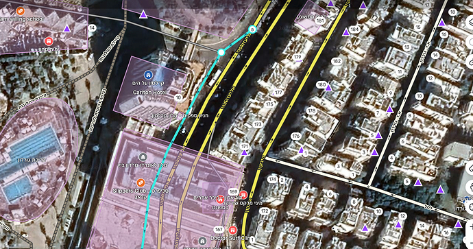 כניסה אליעזר פרי - מפה חניון אתרים