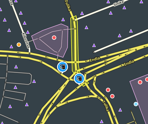 Keeruline ristmik. Endla, Tallinn