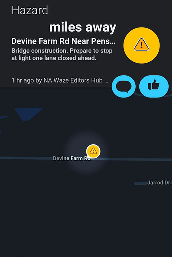 Waze App Hazard Demo