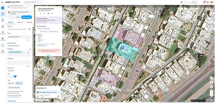 [Oman] Update Request: Embassy of Malaysia location - Update/Unlock ...