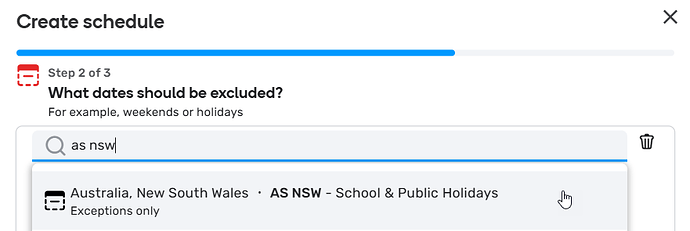 Step 2 - Select search results