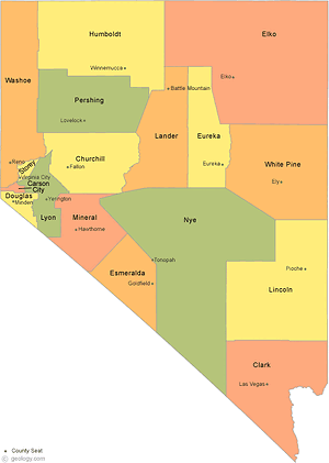 Counties of Nevada