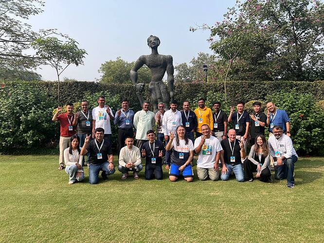 New Delhi Meetup 2024 - Group Photo