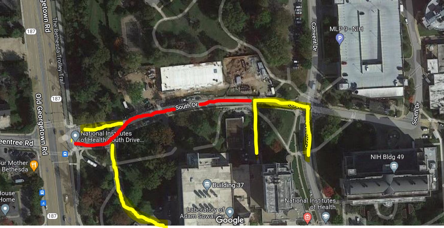 Souith Drive Entrance Closed.JPG
