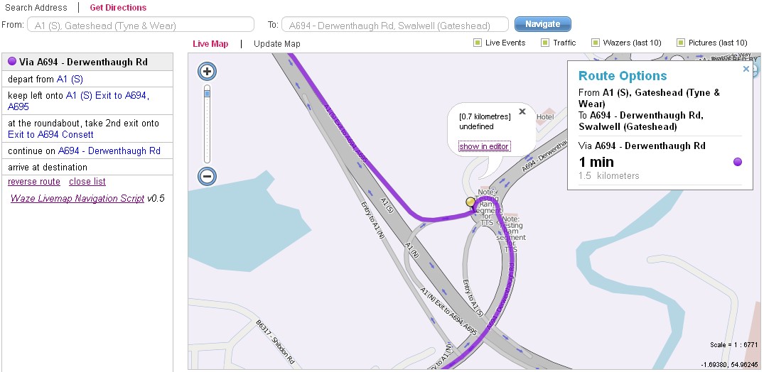 Find Ramps Map Using ramps for Roundabout Exits - United Kingdom - Waze Discuss