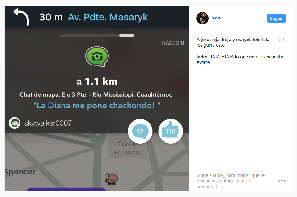2017-05-04 13_28_53-Adriana Velarde en Instagram_ “JAJAJAJAJA lo que uno se encuentra #waze” y 8 pág.png