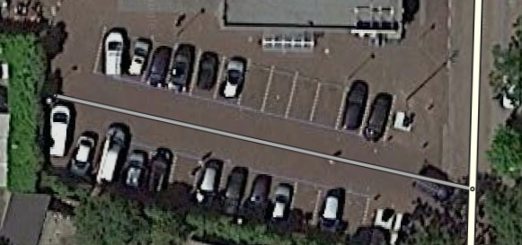 This separate parking area should be mapped