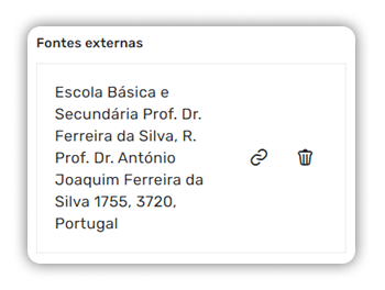 Escola - Fontes Externas