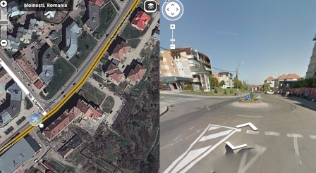 sens giratoriu Moinesti Libertatii- Tudor Vladimirescu.jpg